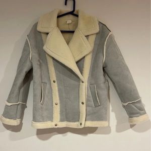 Super Cozy and Warm Blue Jacket. Faux Fur Inside the Jacket!!!!